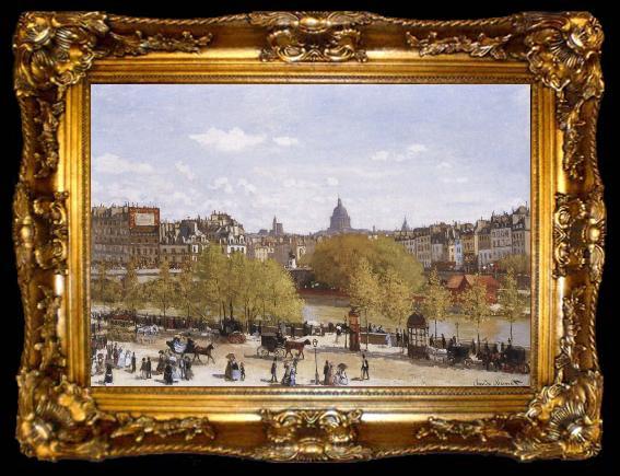 framed  Edouard Manet Quai du Louvre, ta009-2